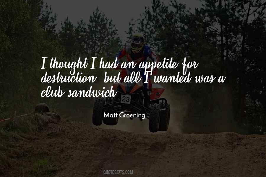 Club Sandwich Quotes #1659055