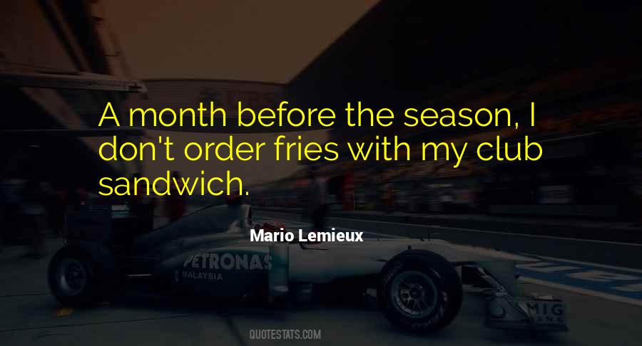 Club Sandwich Quotes #897506