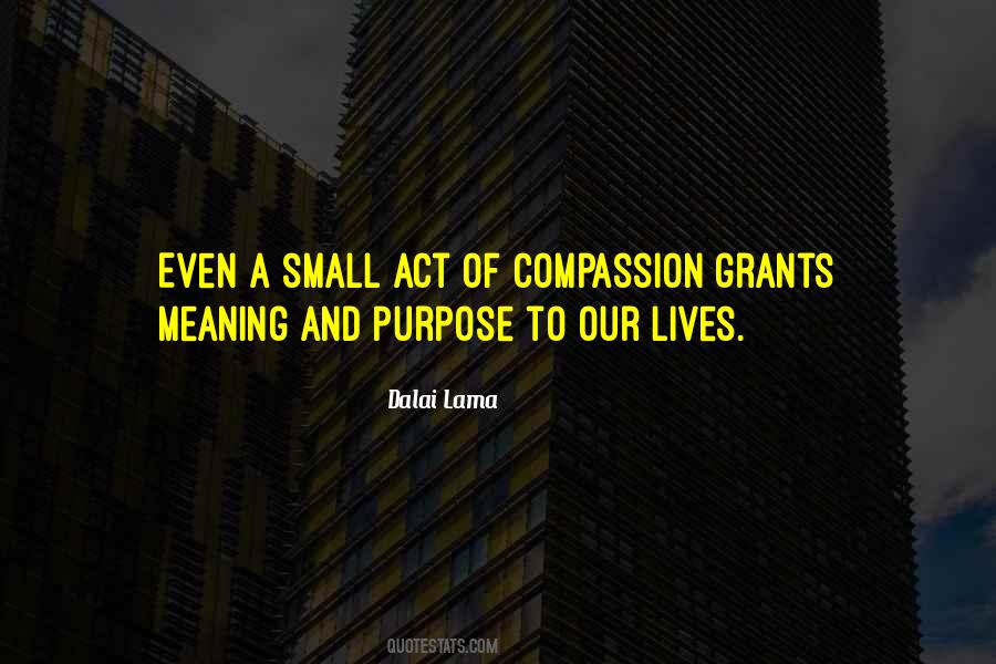 Small Acts Of Quotes #1809840