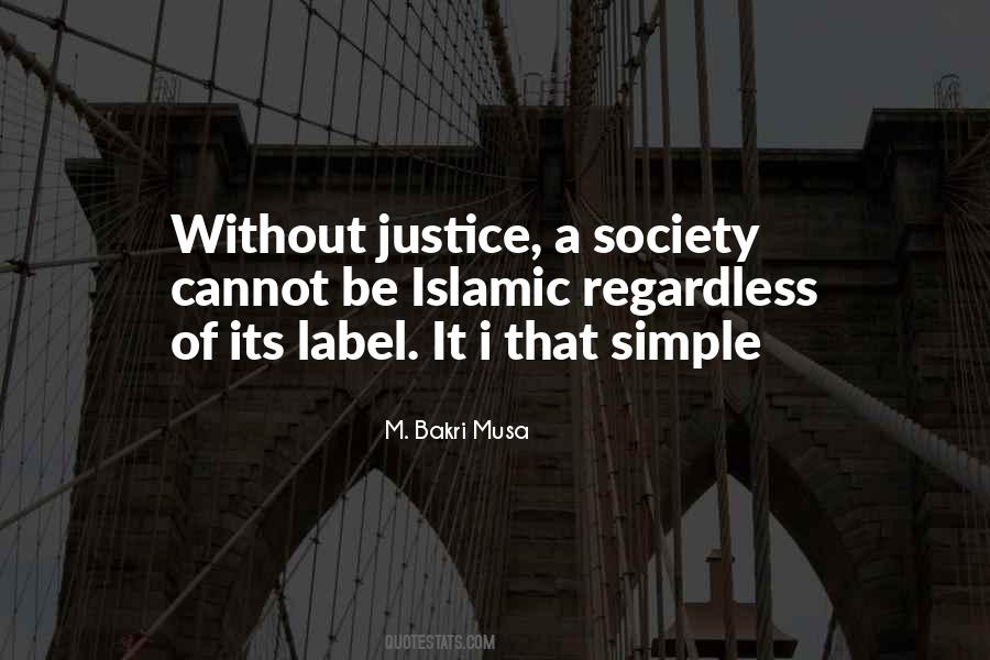Islamic Justice Quotes #946974