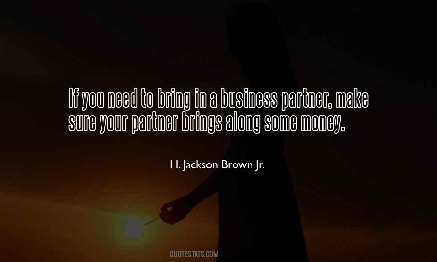 Need A Partner Quotes #161279