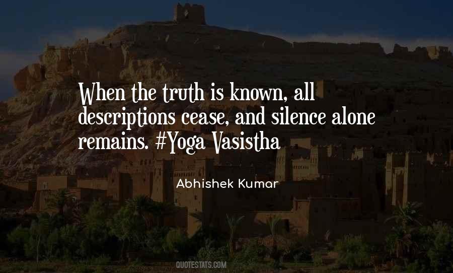 Yoga Silence Quotes #159238