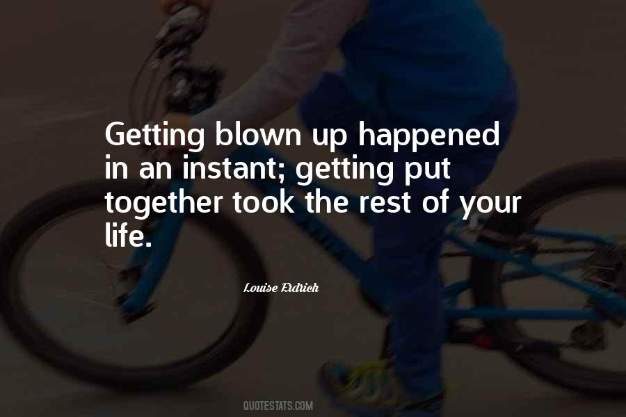 Quotes About Getting Yourself Together #164090