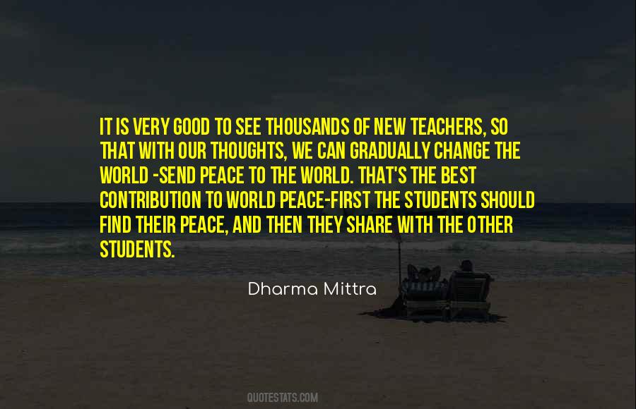 Quotes About Peace And Change #1138667