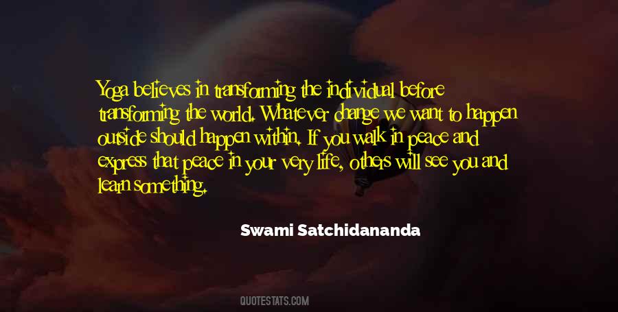 Quotes About Peace And Change #1340805