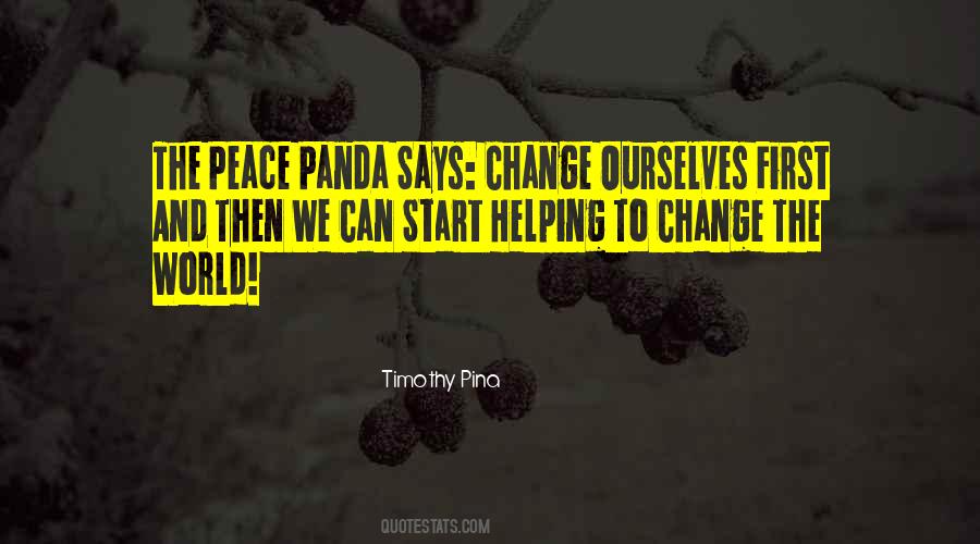Quotes About Peace And Change #544165