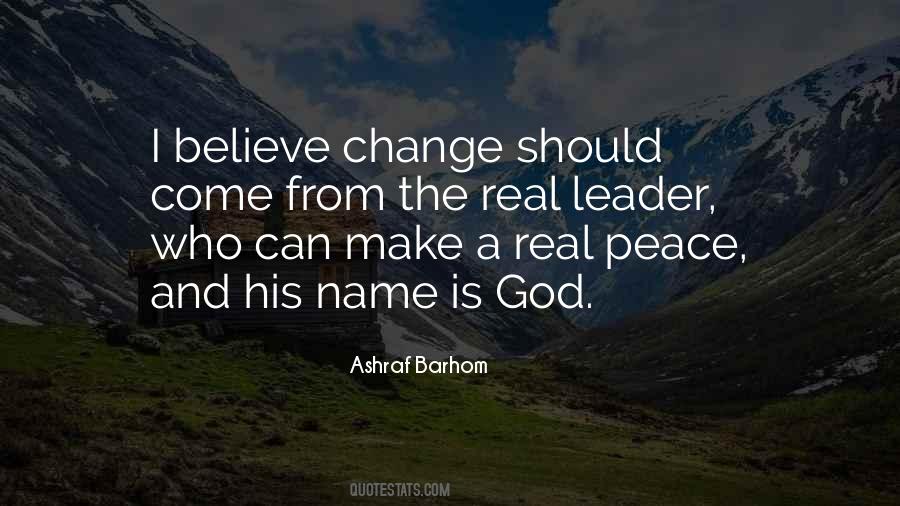 Quotes About Peace And Change #793612