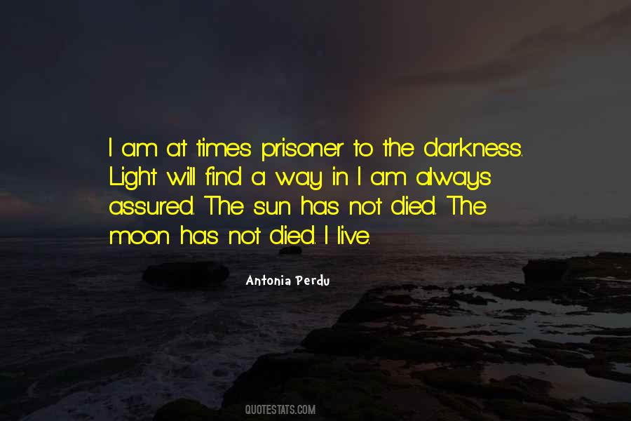 I Am Darkness Quotes #493390