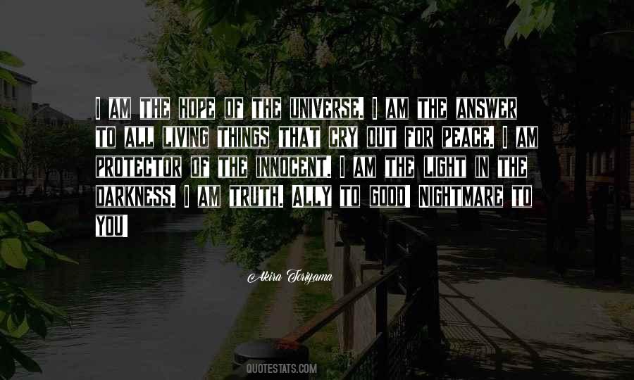 I Am Darkness Quotes #542861