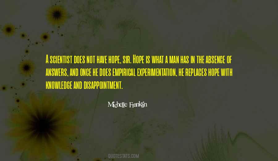 Hope And Disappointment Quotes #1745343