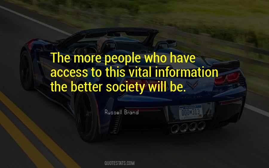 Better Society Quotes #512576