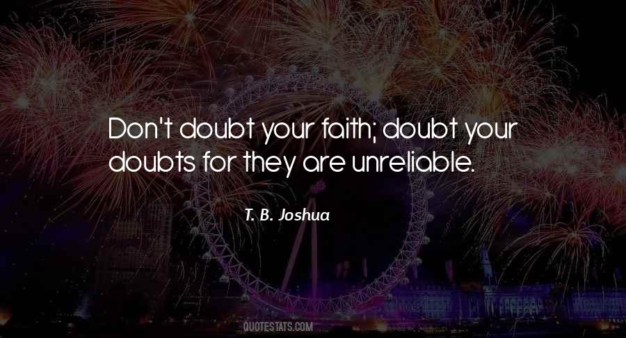 Quotes About Your Doubts #1356122