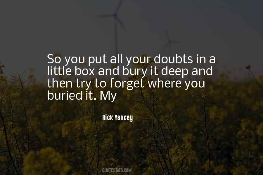 Quotes About Your Doubts #869130