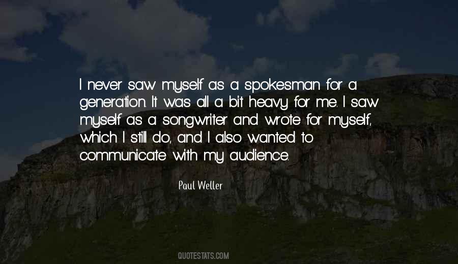 Me Generation Quotes #1000636