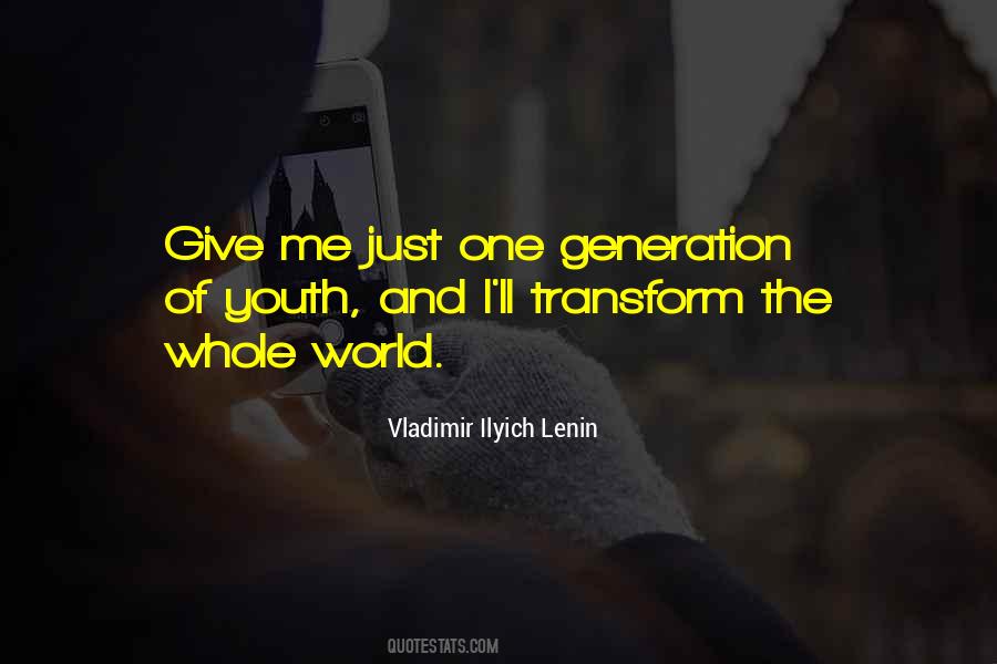Me Generation Quotes #1567995