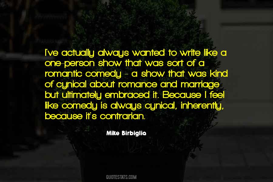 Comedy Person Quotes #1220797