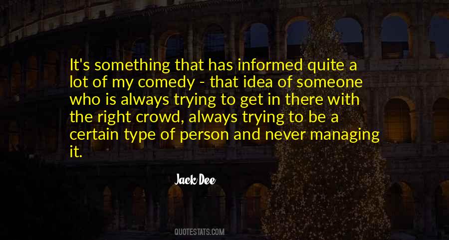 Comedy Person Quotes #238783