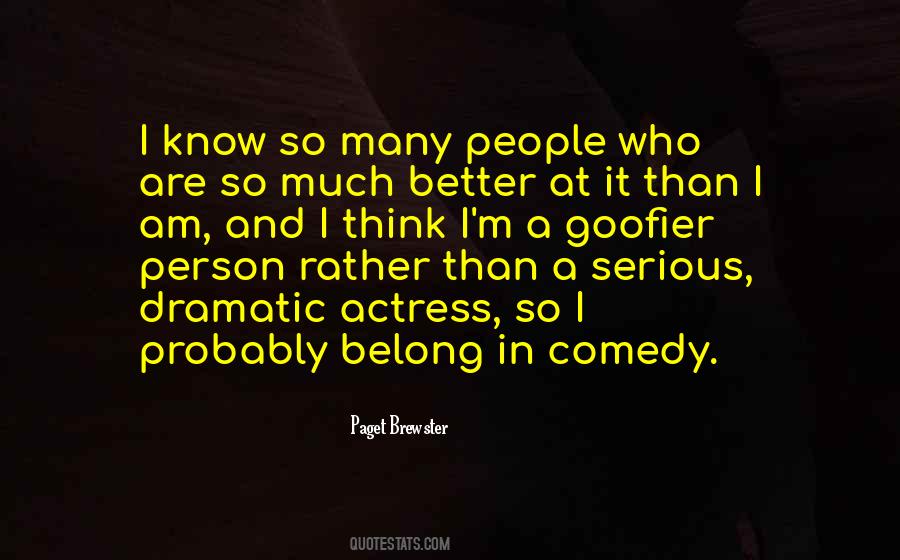 Comedy Person Quotes #332895