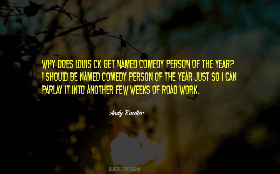 Comedy Person Quotes #685431