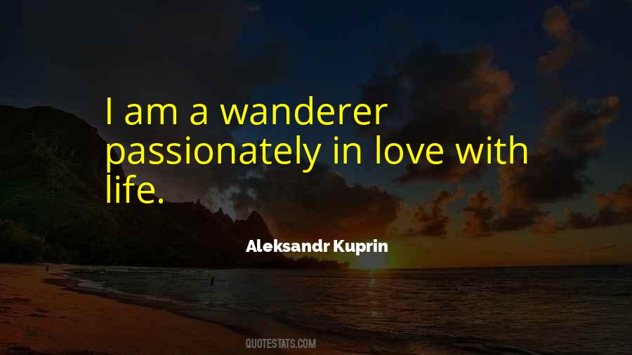Wanderer Love Quotes #415031