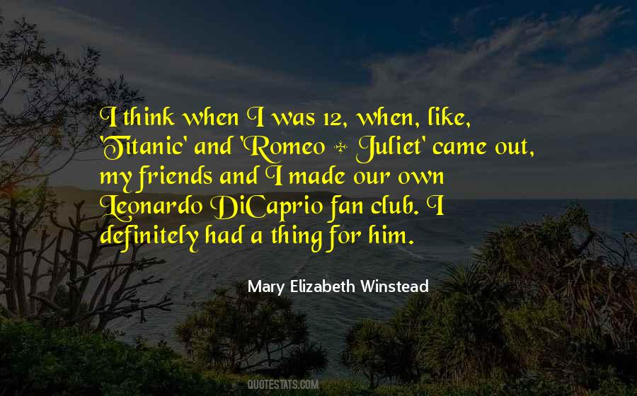 Juliet And Romeo Quotes #440707