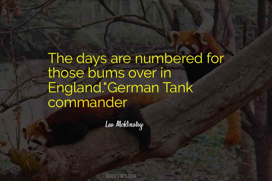 German Tank Commander Quotes #1380709