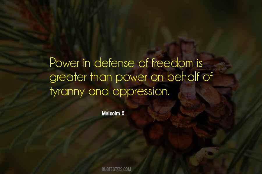 Oppression Power Quotes #735198