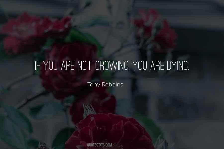 Not Growing Quotes #861336