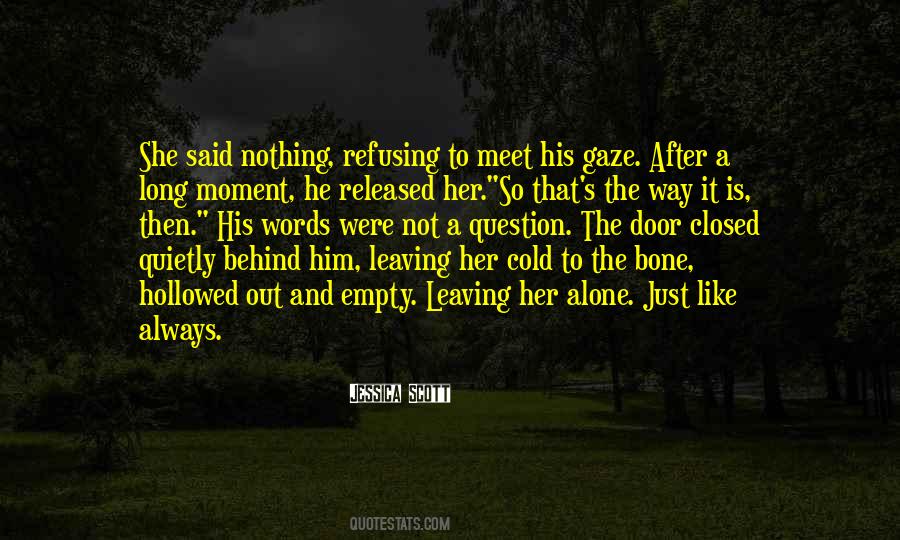 Alone Empty Quotes #278997