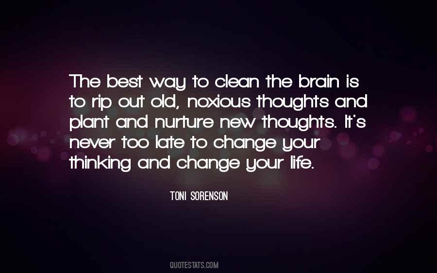 Change Your Thinking Change Your Life Quotes #1231541