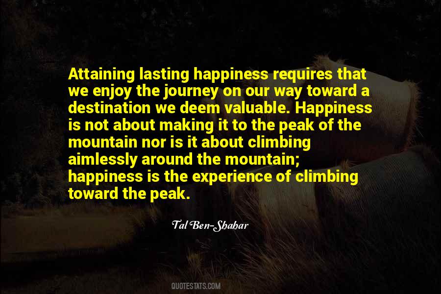 Happiness Journey Quotes #1253842