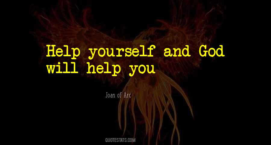 Helping God Quotes #1746636