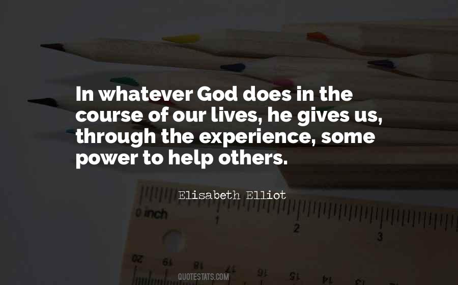 Helping God Quotes #500517