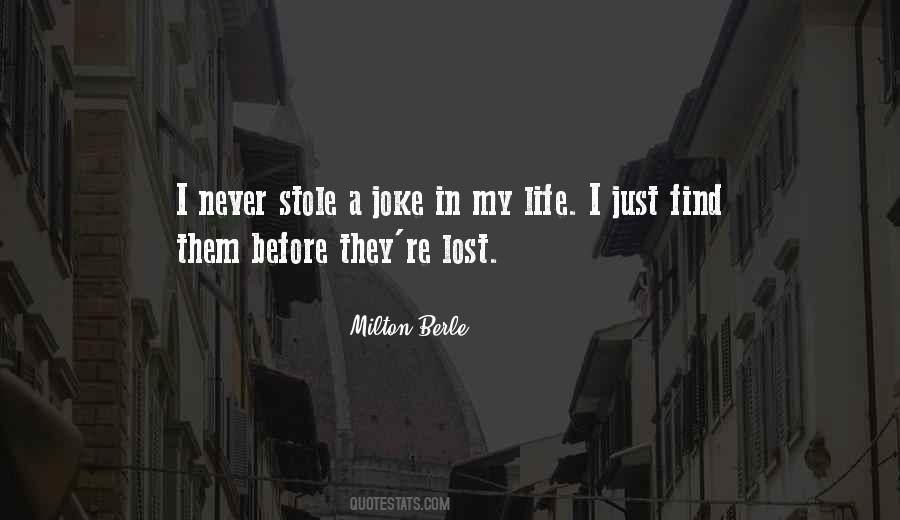 Never Joke Quotes #1653972