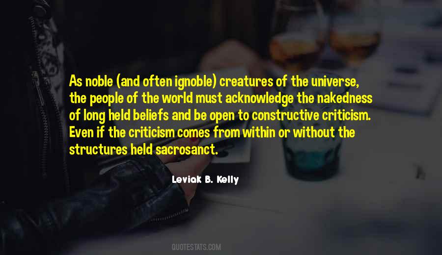 Be Open To Criticism Quotes #1487219