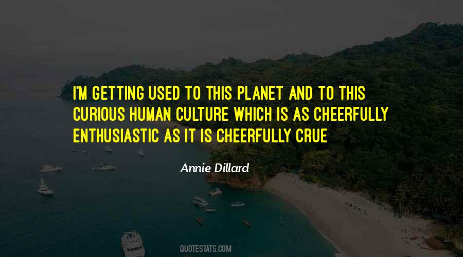 Quotes About Getting Used To It #108429