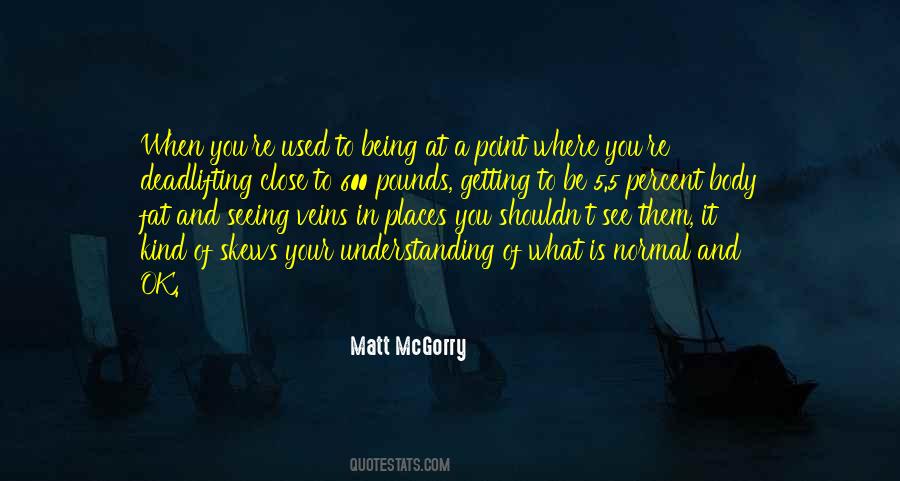 Quotes About Getting Used To It #1163083