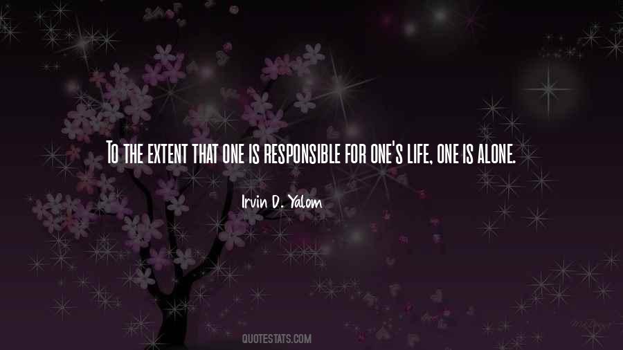 Responsible Life Quotes #1061591