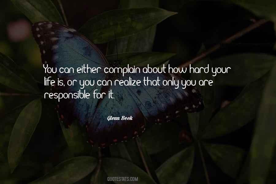 Responsible Life Quotes #1118539