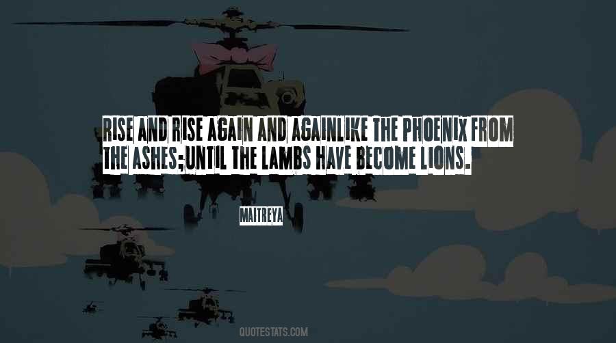 Lambs Into Lions Quotes #1848643