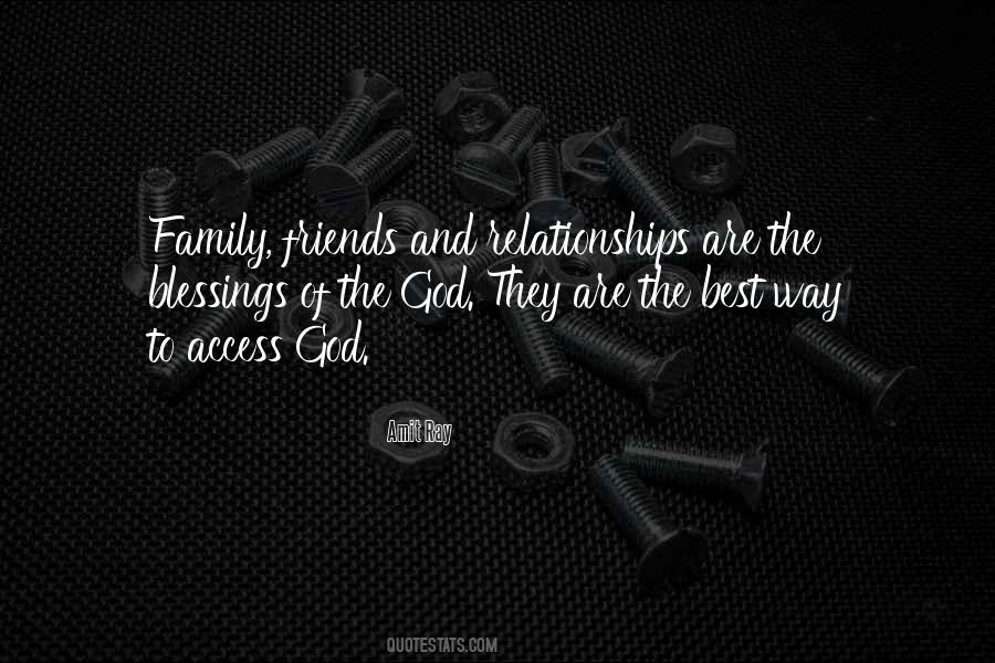 Family Is A Blessing Quotes #1278145