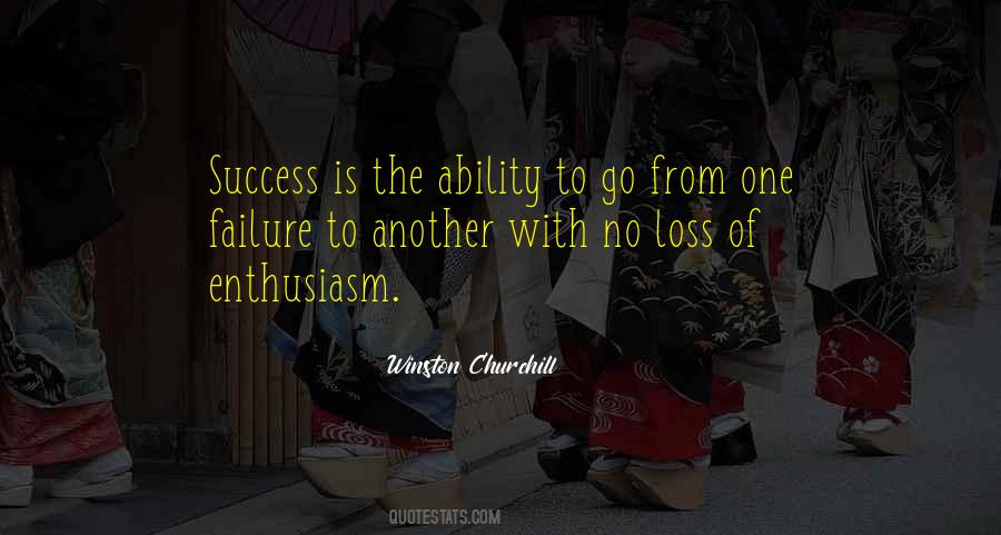 Success Enthusiasm Quotes #1124510