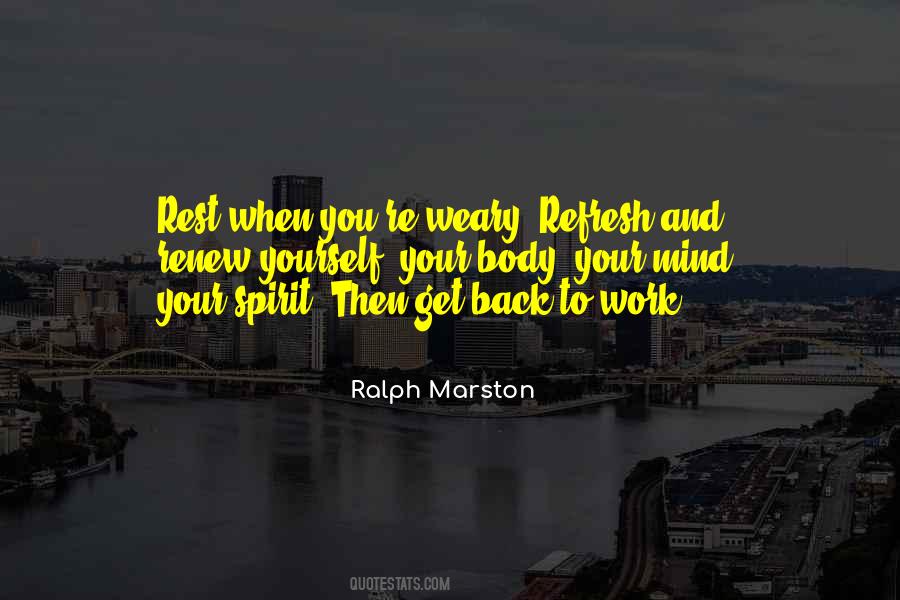 Get Back To Work Quotes #1172151