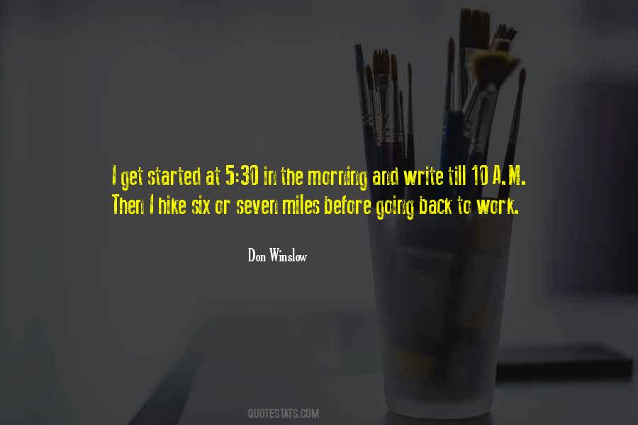 Get Back To Work Quotes #358451