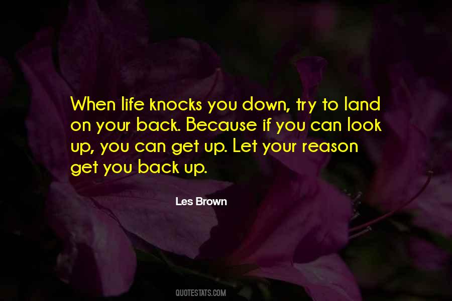 Get Back Up Life Quotes #241349