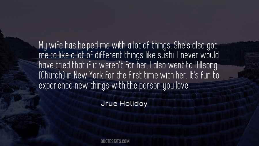 Holiday Experience Quotes #896699