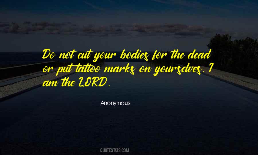 What We Put In Our Bodies Quotes #102474