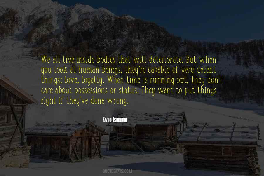 What We Put In Our Bodies Quotes #1756368
