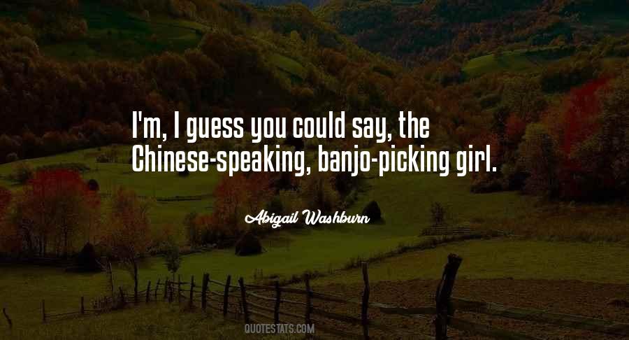 Chinese Girl Quotes #740903