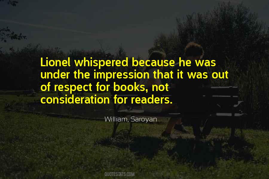 Out Of Respect Quotes #1178769
